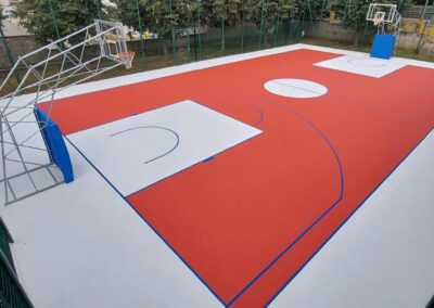 Garden del Lago realizzazione campo da basket